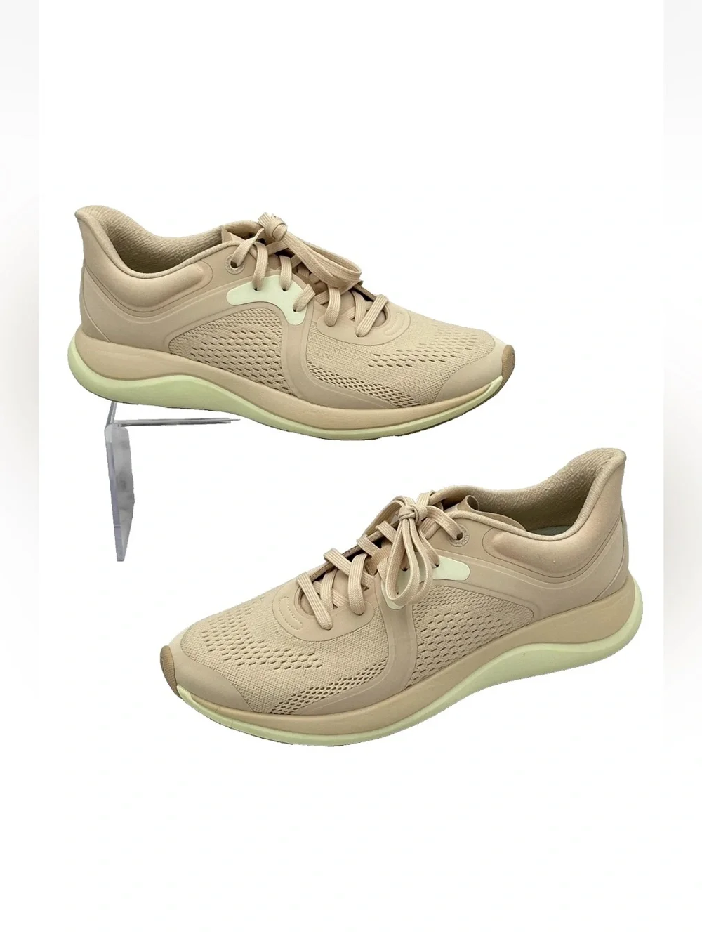 Lululemon Shoes Womens Size 10 Pinkish Beige Mesh Running Comfort Sneakers